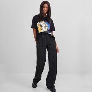 𝗕𝗲𝗿𝘀𝗵𝗸𝗮 Wide Leg Pinstripe Trousers